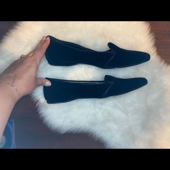 Nine West Black Sholette Velvet Loafers - Picture 4 of 11